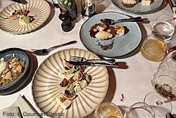 Entspannte Kulinarik in den kuscheligen Winterlounges