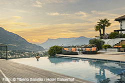 Der Golserhof oberhalb von Meran