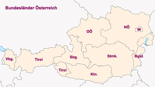 Bundesländer Österreich