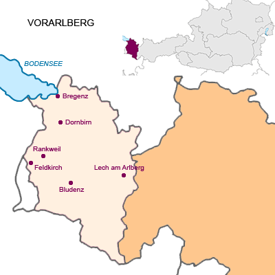 Bundesland Vorarlberg Österreich